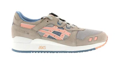 Pre-owned Asics Men's  Gellyte Iii Ronnie Fieg Flamingo Sneakers In Grey/salmon