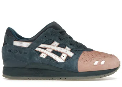 Pre-owned Asics Men's  Gellyte Iii Ronnie Fieg Toe 2.0 (special Box) Sneakers In Navy Blue/salmon In Multi