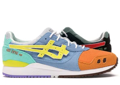 Pre-owned Asics Men's  Gellyte Iii Sean Wotherspoon X Atmos Sneakers In Multi