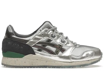 Pre-owned Asics Men's  Gellyte Iii Sneakerlah X Hundred% Kualalumpur Sneakers In Silver/black