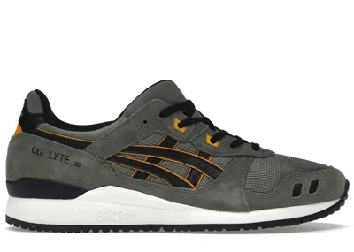Pre-owned Asics Men's  Gellyte Iii Sneakers In Lichen Green/black