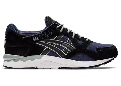 Pre-owned Asics Men's  Gellyte V Blue Sneakers In Midnight/black