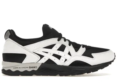 Pre-owned Asics Men's  Gellyte V Comme Des Garcons Shirt Sneakers In Black/white