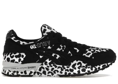Pre-owned Asics Men's  Gellyte V Comme Des Garcons Shirt Sneakers In Black/white/leopard