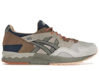 Pre-owned Asics Men's  Gellyte V Retro Trail Sneakers In Concrete/clay Grey