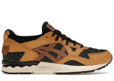 Pre-owned Asics Men's  Gellyte V Sneakers In Caravan/black