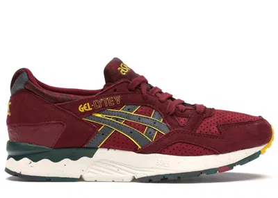 Pre-owned Asics Men's  Gellyte V The Good Will Out Koyo Sneakers In Burgundy/dark Grey In Multi