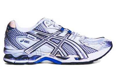 Pre-owned Asics Men's  Gelnimbus 10.1 Invincible Http 404 Sneakers In Cream/metallic Silver/blue