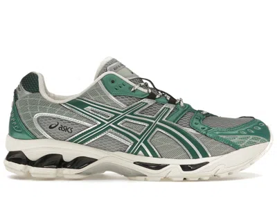 Pre-owned Asics Men's  Gelnimbus 10.1 Sneakers In Silver/green Metallic In Multi