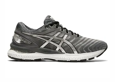 Pre-owned Asics Men's  Gelnimbus 22 Platinum Sneakers In Carrier Grey/pure Silver In Multi