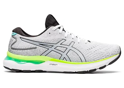 Pre-owned Asics Men's  Gelnimbus 24 Lime Green Sneakers In White/black In Multi