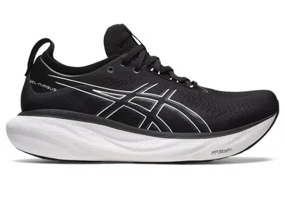 Pre-owned Asics Men's  Gelnimbus 25 Sneakers In Black/pure Silver