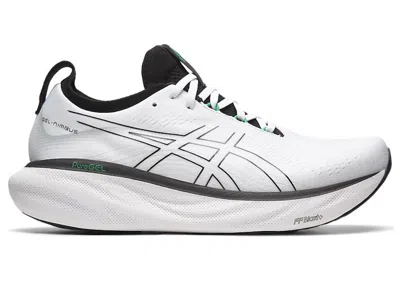 Pre-owned Asics Men's  Gelnimbus 25 Sneakers In White/black In Multi