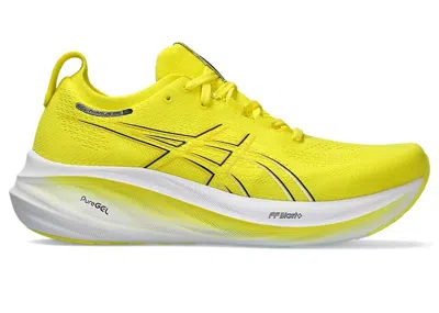 Pre-owned Asics Men's  Gelnimbus 26 Sneakers In Bright Yellow/black In Multi