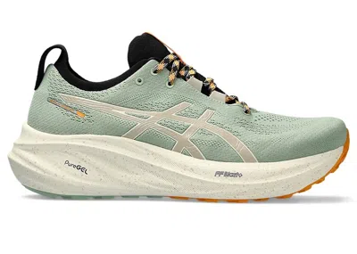 Pre-owned Asics Men's  Gelnimbus 26 Tr Sneakers In Nature Bathing/fellow Yellow