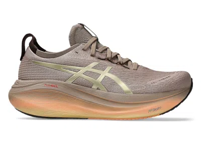 Pre-owned Asics Men's  Gelnimbus 27 Sneakers In Luxe/taupe Grey