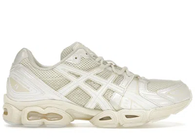 Pre-owned Asics Men's  Gelnimbus 9 Jess Gonsalves Sneakers In Cream/white