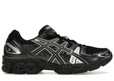 Pre-owned Asics Men's  Gelnimbus 9 Sneakers In Black/pure Silver In Multi