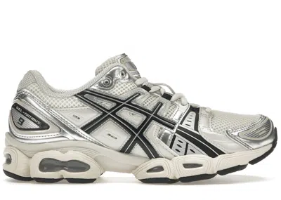 Pre-owned Asics Men's  Gelnimbus 9 Sneakers In Cream/black