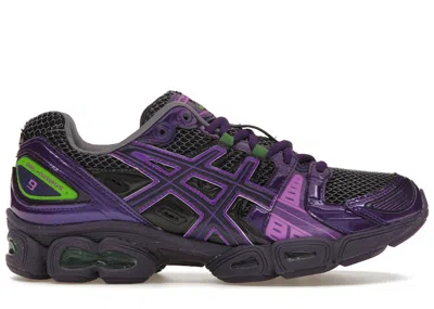 Pre-owned Asics Men's  Gelnimbus 9 Sneakers In Night Shade/orchid