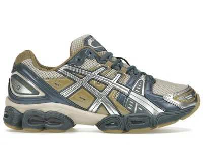 Pre-owned Asics Men's  Gelnimbus 9 Sneakers In Oatmeal/ironclad In Brown