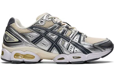 Pre-owned Asics Men's  Gelnimbus 9 Sneakers In Pure Silver/metropolis