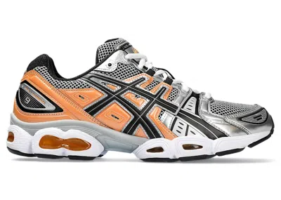 Pre-owned Asics Men's  Gelnimbus 9 Sneakers In Sheet Rock/orange Lily