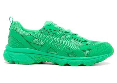 Pre-owned Asics Men's  Gelnunobiki Comme Des Garcons Shirt Sneakers In Green