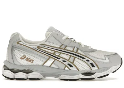 Pre-owned Asics Men's  Gelnyc 2055 Sneakers In Cream/pure Silver In Multi