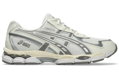 Pre-owned Asics Men's  Gelnyc 2055 Steel Sneakers In Cream/steeple Grey