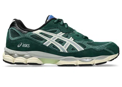 Pre-owned Asics Men's  Gelnyc Ballaholic Sneakers In Jewel Green/ivory In Multi