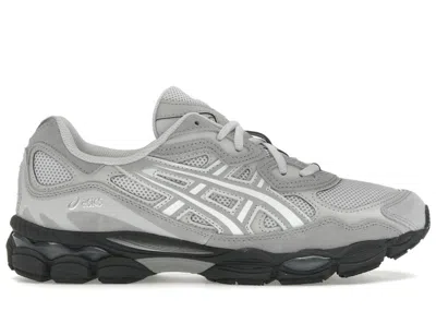 Pre-owned Asics Men's  Gelnyc Black Sneakers In Glacier Grey/mid Grey In Gray