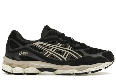 Pre-owned Asics Men's  Gelnyc Cream Sneakers In Black