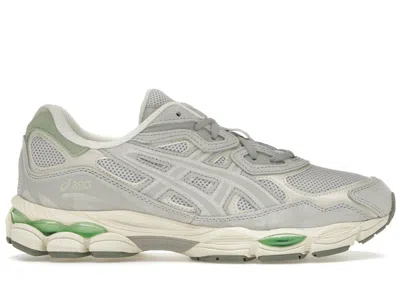 Pre-owned Asics Men's  Gelnyc Green Sneakers In Cloud Grey In Gray