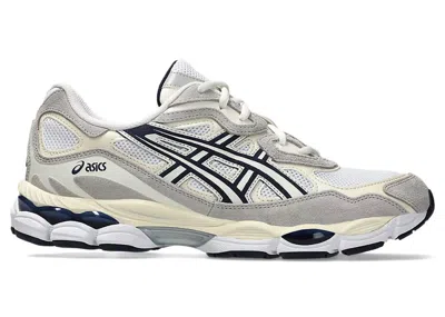 Pre-owned Asics Men's  Gelnyc Grey Sneakers In White/midnight