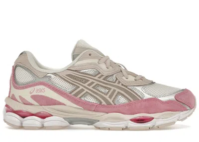Pre-owned Asics Men's  Gelnyc Pink Sneakers In Cream/mineral Beige
