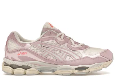 Pre-owned Asics Men's  Gelnyc Rose Water Sneakers In Pink/cream In Multi