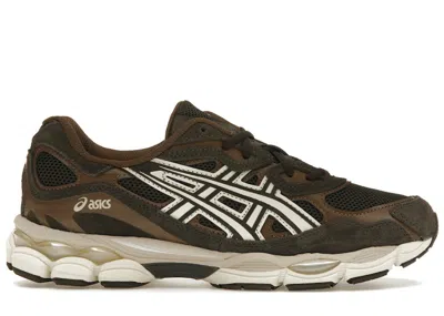 Pre-owned Asics Men's  Gelnyc Sneakers In Black Coffee/feather Grey In Multi