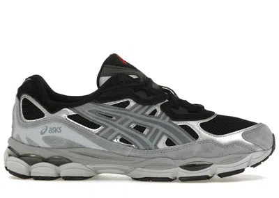Pre-owned Asics Men's  Gelnyc Sneakers In Black/fjord Grey In Multi