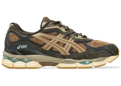 Pre-owned Asics Men's  Gelnyc Sneakers In Brown Storm/tan Presidio In Multi
