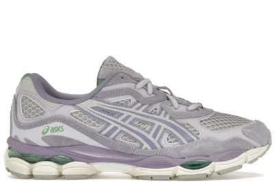 Pre-owned Asics Men's  Gelnyc Sneakers In Cement Grey/ash Rock In Gray