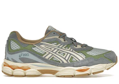 Pre-owned Asics Men's  Gelnyc Sneakers In Cold Moss/fjord Grey