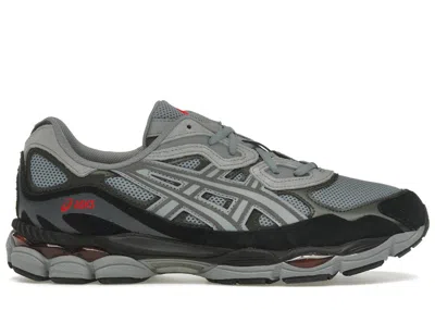 Pre-owned Asics Men's  Gelnyc Sneakers In Gravel/black In Multi