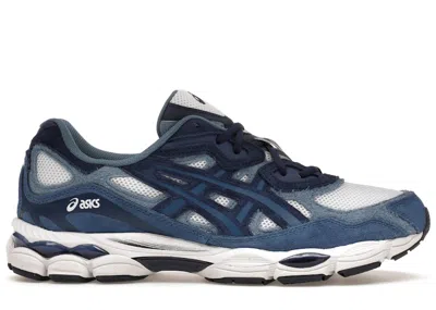 Pre-owned Asics Men's  Gelnyc Sneakers In Indigo/white/navy Blue