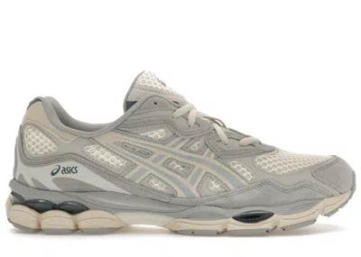 Pre-owned Asics Men's  Gelnyc Sneakers In Ivory/mid Grey In Multi