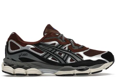 Pre-owned Asics Men's  Gelnyc Sneakers In Reddish Brown/steeple Grey