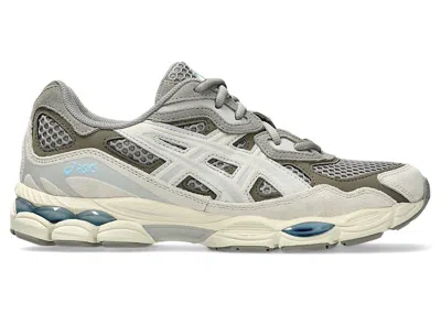 Pre-owned Asics Men's  Gelnyc Sneakers In Steeple Grey/cream