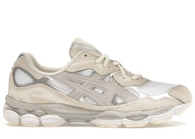 Pre-owned Asics Men's  Gelnyc Sneakers In White/oyster Grey