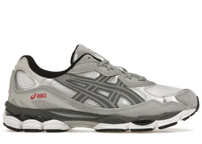 Pre-owned Asics Men's  Gelnyc Sneakers In White/steel Grey