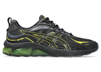 Pre-owned Asics Men's  Gelquantum 180 Viii Sneakers In Black/lemon Spark
